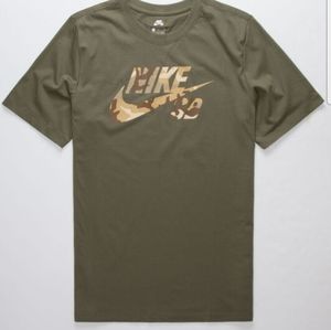 Nike SB Camo T-Shirt (Olive)